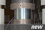 Photo of the new Load Cell Calibration Press.