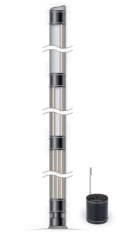 Image of the Model 1200 (A-4) Multiple Point Rod Extensometer