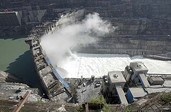 Xiluodu Hydropower Plant.